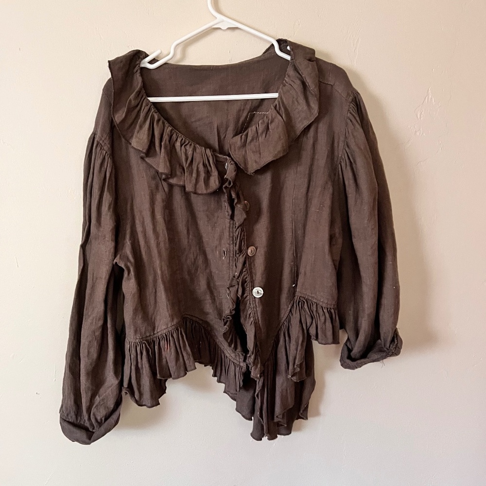magnolia pearl linen jacket
